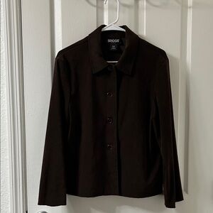 Briggs New York Women's Dark Brown Blazer